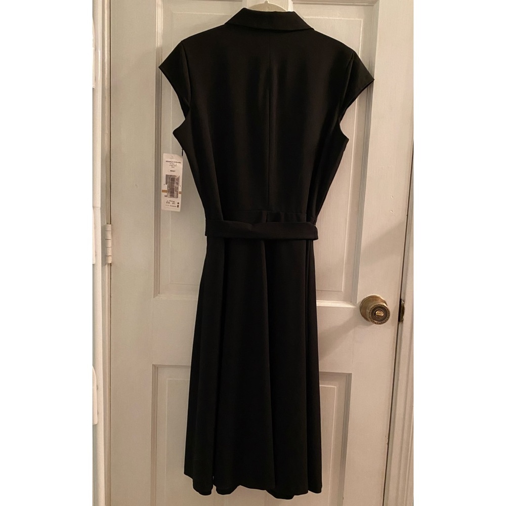 Jessica Howard Belted A-Line Fit and Flare Dress - Picture 6 of 13